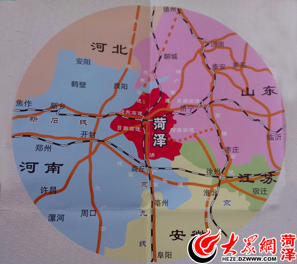 交通指南:   首先,最重要的当然是要知道菏泽在哪儿:   菏泽市图片