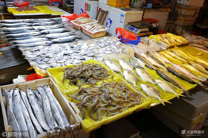 海鲜种类市场图片