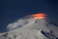 当地时间2018年9月24日，智利普贡，当地一座火山出现活跃迹象。