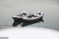 2019年1月31日凌晨，青岛西海岸新区唐岛湾渔港迎来降雪。雪后渔港在白雪的装点下清新靓丽，披着“白纱”的渔船美不胜收。